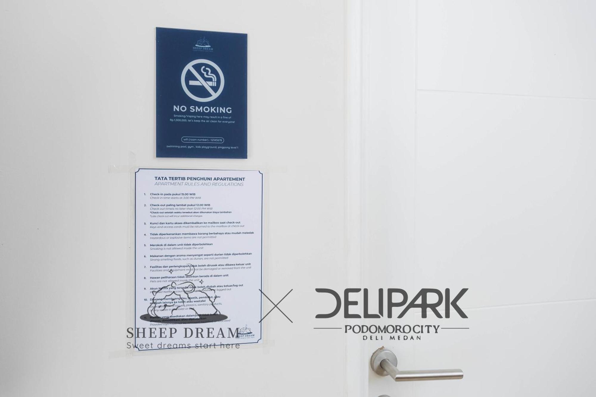 Apartemen Delipark Mall Luas 60meter 2kamar Lexington Lt18 Medan